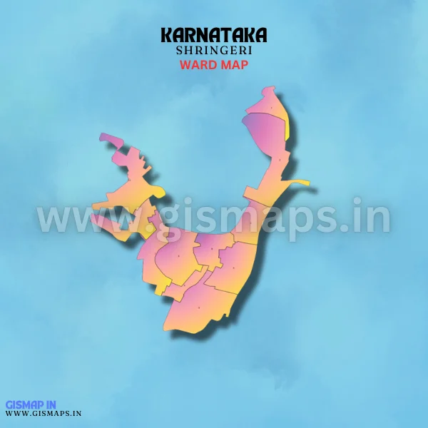 Shringeri Ward Map (Karnataka)